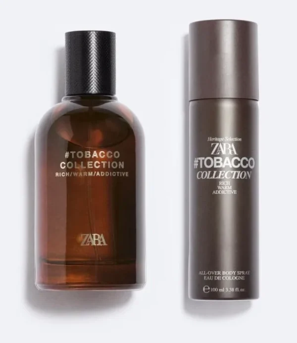 zara tobacco coffret parfum et deodorant