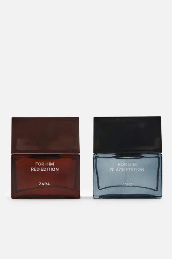 zara for him black edition 50ml+ red edition 50ml